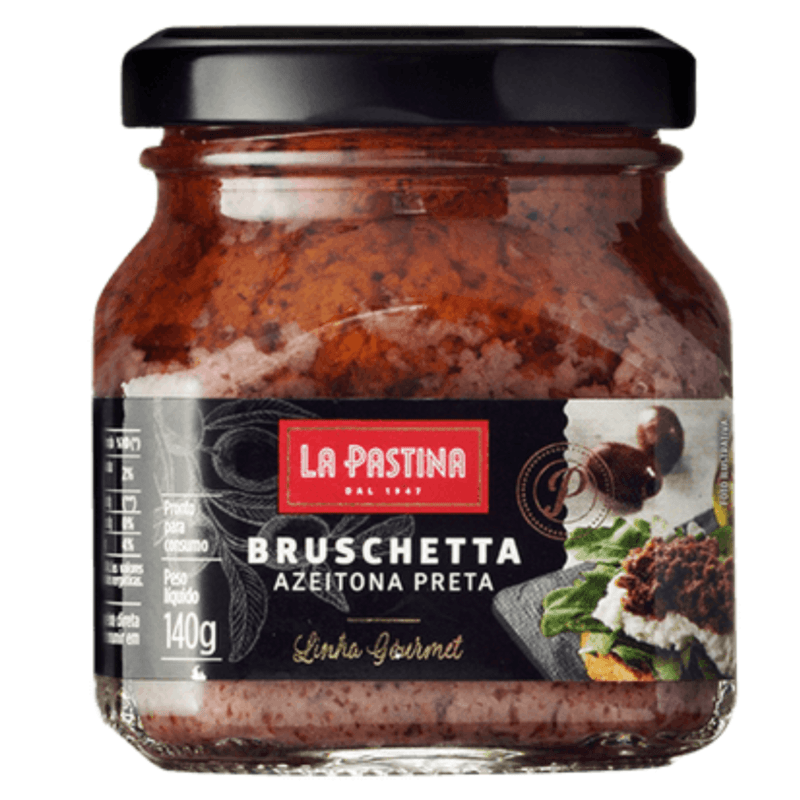 Bruschetta Azeitona Preta La Pastina 140 g