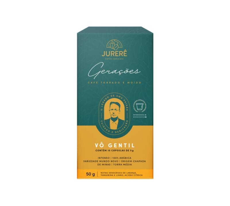 Jurere Linha Geracoes Cafe Do Vo Gentil- Capsulas Nespresso 50g