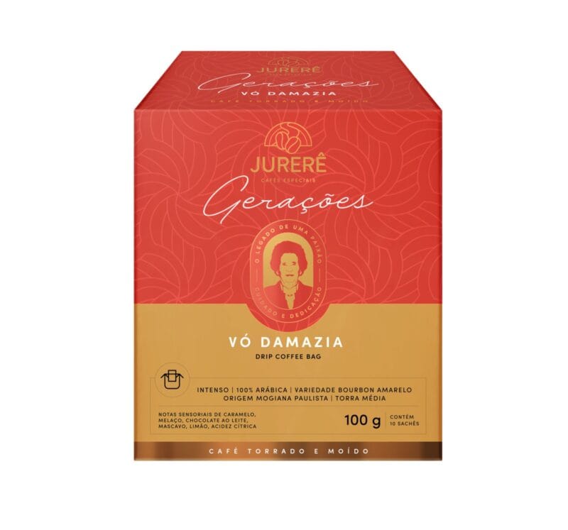 Jurere Linha Geracoes- Cafe Da Vo Damazia- Drip Coffee Bag 100g