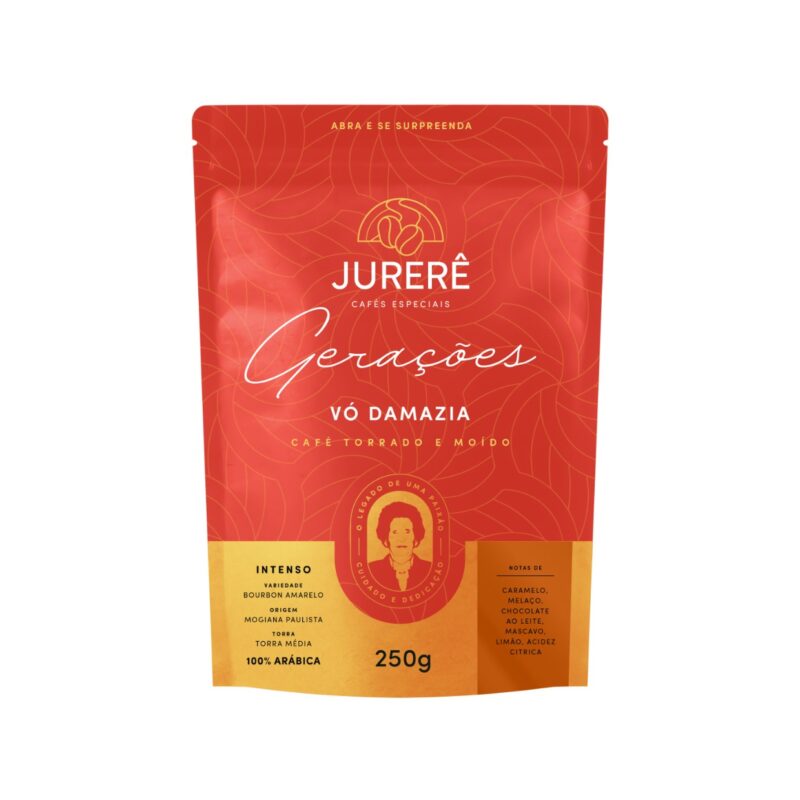 Jurere Linha Geracoes- Cafe Da Vo Damazia Torrado E Moido 250g