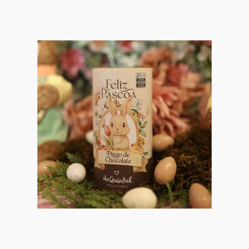 Biscoito Pingo de Chocolate Tubolata Quintal 120 g