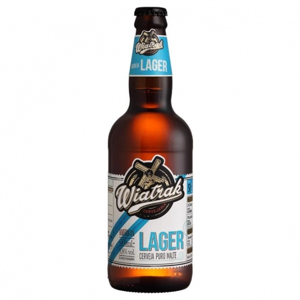 Cerveja American Lager Wiatrak 500 ml