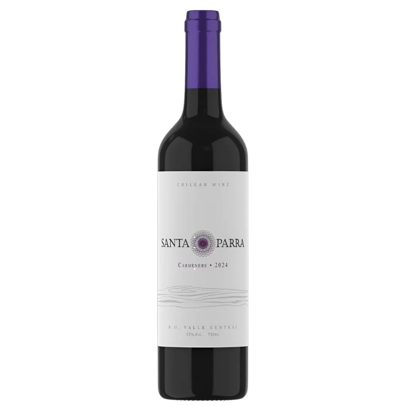 Vinho Tinto Chileno Santa Parra Carmenere 750 ml