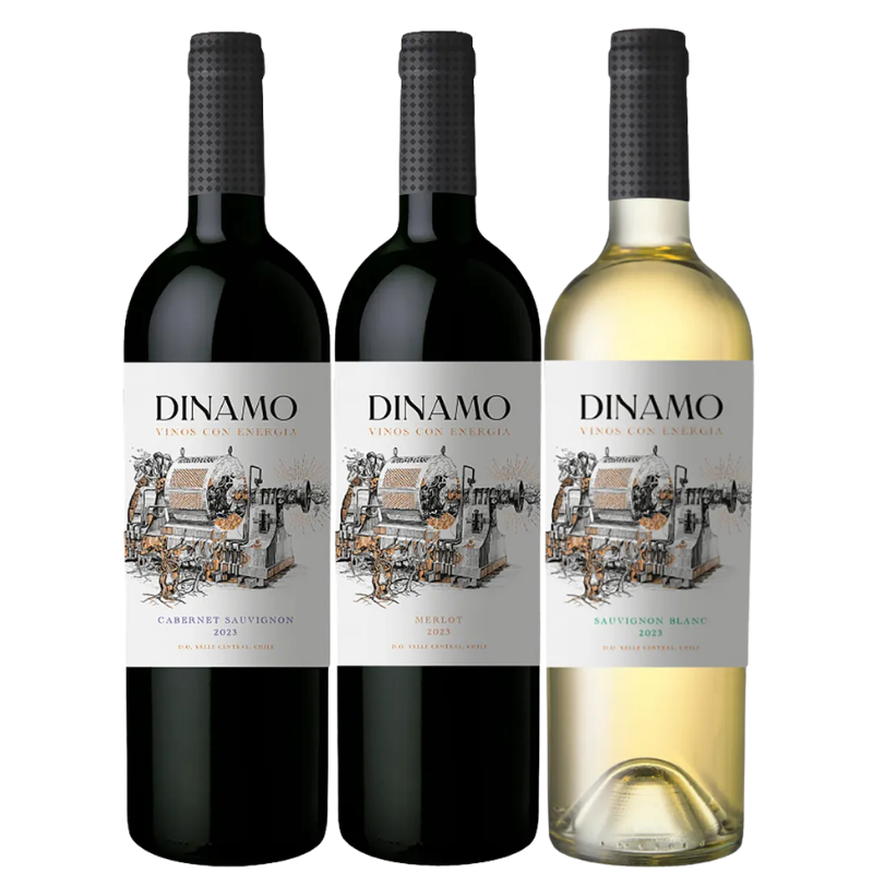 Trio Dinamo Vinhos com Energia