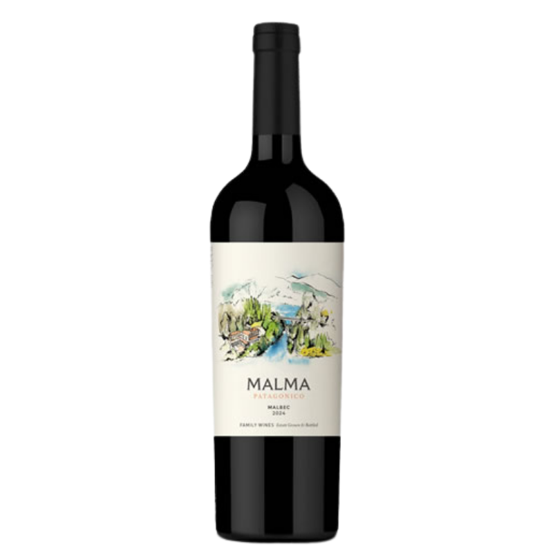 Vinho Tinto Argentino Malma Patagônico Malbec 750 ml